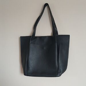 Zara Classic Black Tote Bag